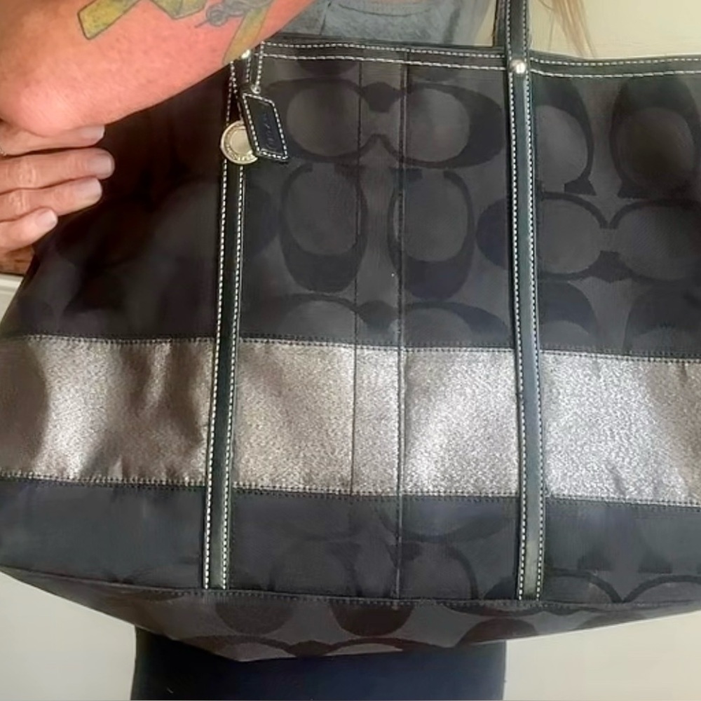 Large Black COACH Shoulder Bag
